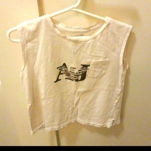 Armani Junior cotton tank top